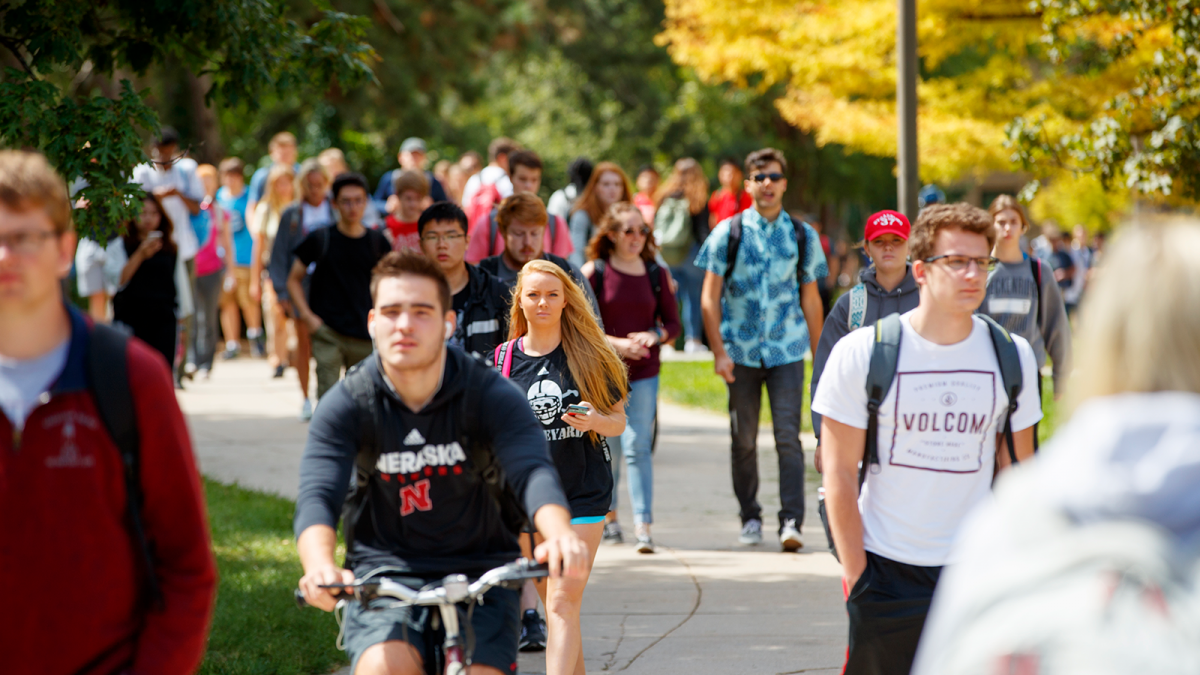 students on East Campus