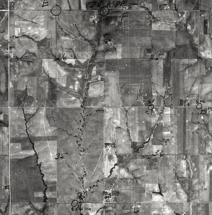 Overhead view